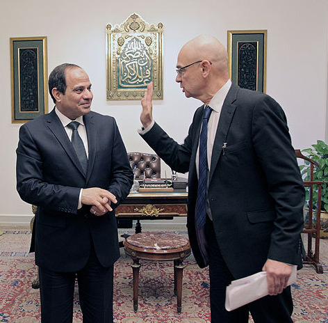 Dieter Bednarz im Spiegelgespräch mit Ägyptens Staatspraesident