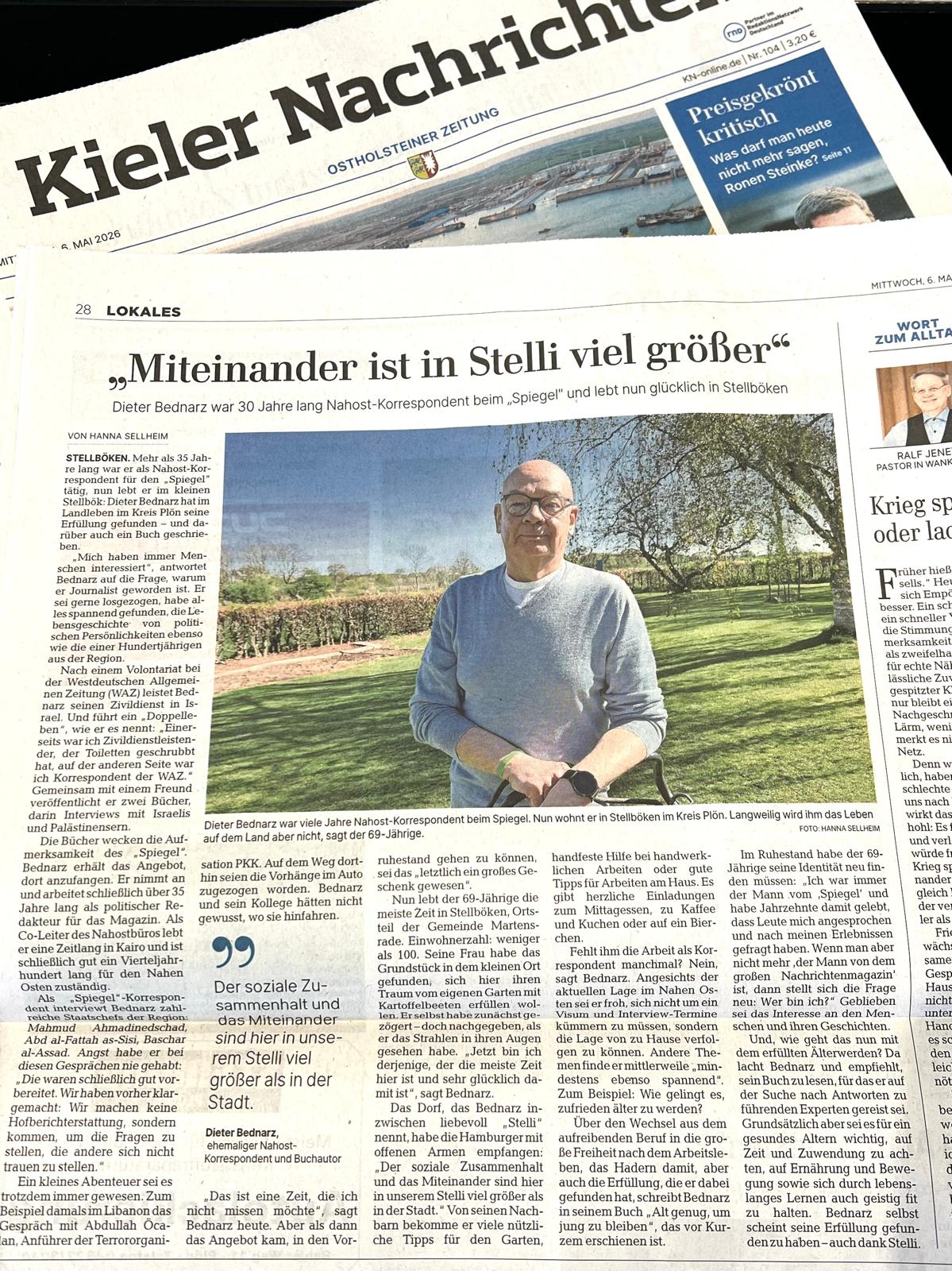 Kieler Nachrichten vom 6. Mai 2026
